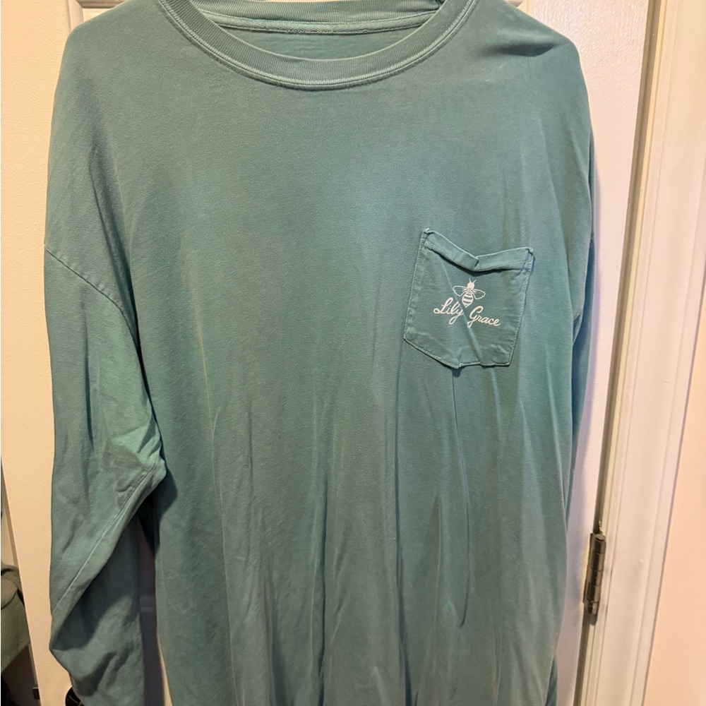 Lily Grace Blue Long Sleeve Shirt